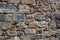 Architecture textures, granite and schist mix, medieval paired masonry wall