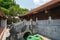 Architecture of But Thap pagoda, the old temple found in 1037 in Thuan Thanh, Bac Ninh, Vietnam