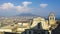 Architecture view of Naples city from Castle Sant`Elmo