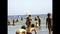 Archival Cesenatico waterfront beach in 1970s