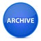 Archive aesthetic glossy blue round button abstract