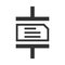 Archive file sign icon