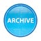 Archive floral blue round button