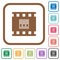 Archive movie simple icons
