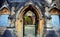 Archway into courtyard, Holyrood Church, Southampton, England