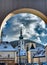 Archway and Inner Yard of the monastery of Heiligenkreuz