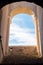 Archway inside Colosseum, Rome, Italy