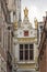 Archway from old City Hall to Oude Civiele Griffie Bruges