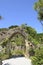 Archway with tropical plants, Scilly Islands