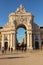 Arco da Rua Augusta in PraÃ§a do Comercio in Lisbon