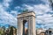 Arco de la Victoria triumphal arch in Moncloa district of Madrid, Spain.