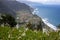 Arco De SÃ£o Jorge on north coast Madeira seen from Miradouro Beira da Quinta,