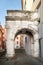 Arco di Riccardo, an ancient roman arch, Trieste Italy