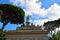 Arco Romano in the Villa Borghese Park in Rome, Italy