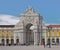 Arco Triunfal da Rua Augusta on PraÃ§a do ComÃ©rcio, or commerce square, isbon