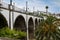 Arcs of the bridge in Nordeste, Sao Miguel