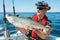 Arctic char fishing in summer