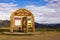 The Arctic Circle sign along the Dempster Highway