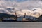 Arctic explorer cruise vessel at the ship yard in Ulsteinvik Norway