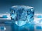 Arctic Gamble: Embrace the Cold with Stunning Ice Dice Artwork
