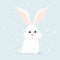 Arctic hare vector