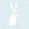 Arctic hare vector