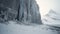 Arctic Ice Cliff: A Stunning Conceptual Installation In 8k Resolution