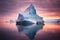 Arctic Iceberg Frozen Massive Chunk
