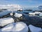 Arctic landscape - ice, sea, mountains, glaciers - Spitsbergen, Svalbard