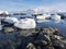 Arctic landscape - ice, sea, mountains, glaciers - Spitsbergen, Svalbard