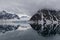 Arctic landscape near the shores of Svalbard