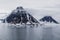 Arctic landscape near the shores of Svalbard