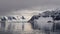 Arctic landscape near the shores of Svalbard