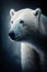 The Arctic Majesty: A Captivatingly Detailed and Beautifully Lit Portrait of a Polar Bear Generative AI