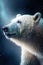 The Arctic Majesty: A Captivatingly Detailed and Beautifully Lit Portrait of a Polar Bear Generative AI