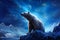 Arctic Majesty: A Cosmic Portrait of the Endangered Polar Bear i