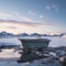 Arctic Oasis: Solitary Bathtub in Icy Wilderness