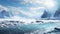Arctic Oasis: Unreal Engine\\\'s Hyperrealistic Malibu Beach In Icy Wonderland