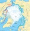 Arctic Ocean Sea Routes Map