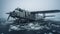 Arctic Plane Wreck: Eerie Beauty in Icy Desolation