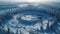 Arctic Serenity: A Breathtaking Aerial Glimpse of Finland\\\'s Pristine Winter Forest