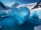 Arctic Serenity: Exquisite Glacial Heart Artwork Available Now