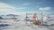 Arctic Wonderland: AI-Generated Playground Amidst the Frozen Tundra