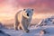Arctic Wonderland With Polar Bear