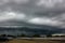 Arcus cloud or shelf cloud before rain storm