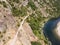 Arda River meander and Ivaylovgrad Reservoir, Bulgaria