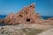 Ardinia Coastline: Typical Red Rocks and Cliffs near Sea in Arbatax; Italy at summer