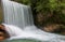 Ardo stream waterfall in the Dolomites in Belluno