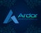 Ardor blockchain style background collection