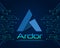Ardor blockchain style background collection